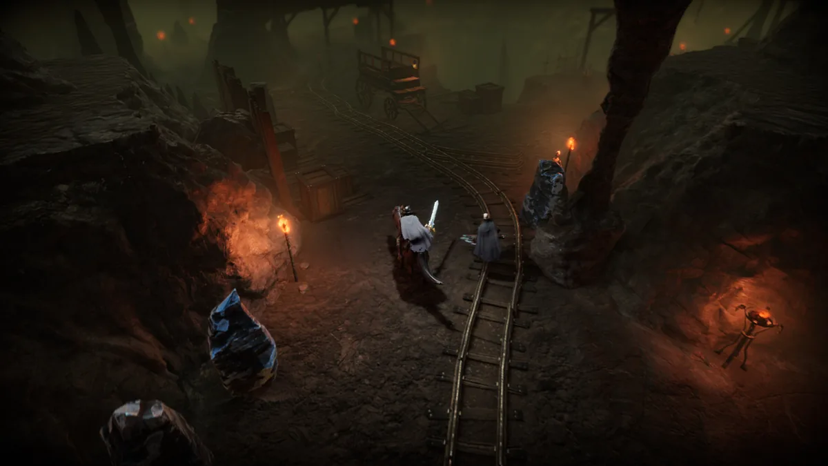 Official V Rising cave route screenshot used as resource guide visual context